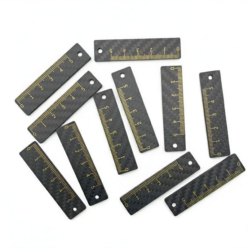 Carbon Fiber EDC Ruler Keychain - ELVVV