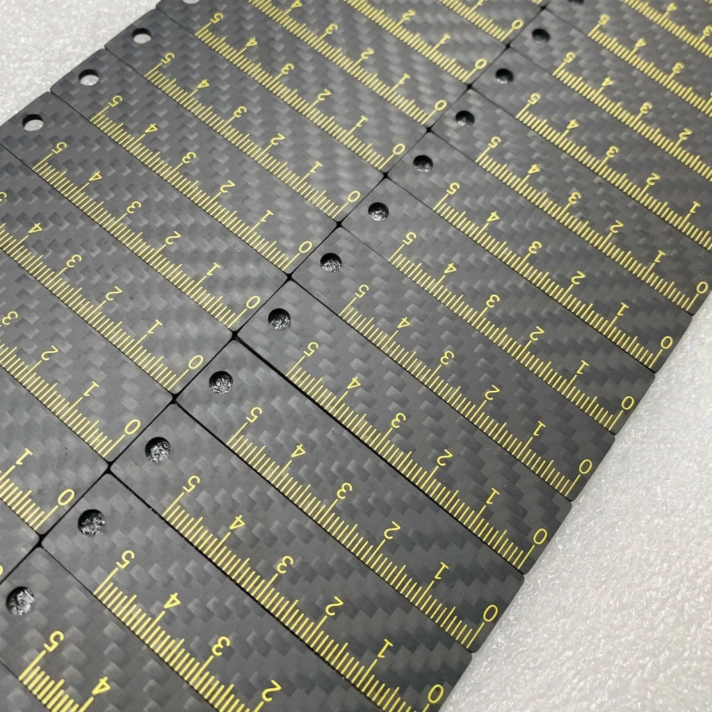Carbon Fiber EDC Ruler Keychain - ELVVV