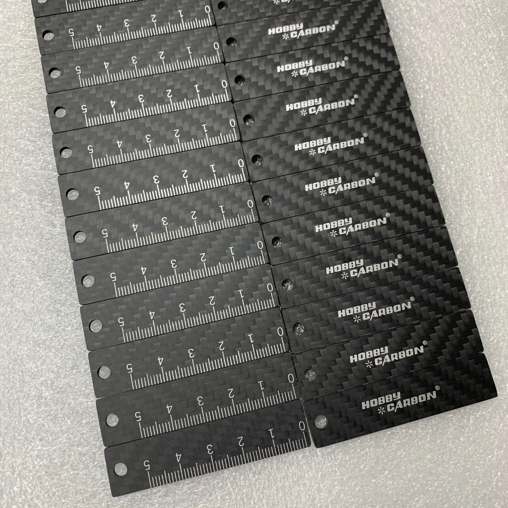 Carbon Fiber EDC Ruler Keychain - ELVVV