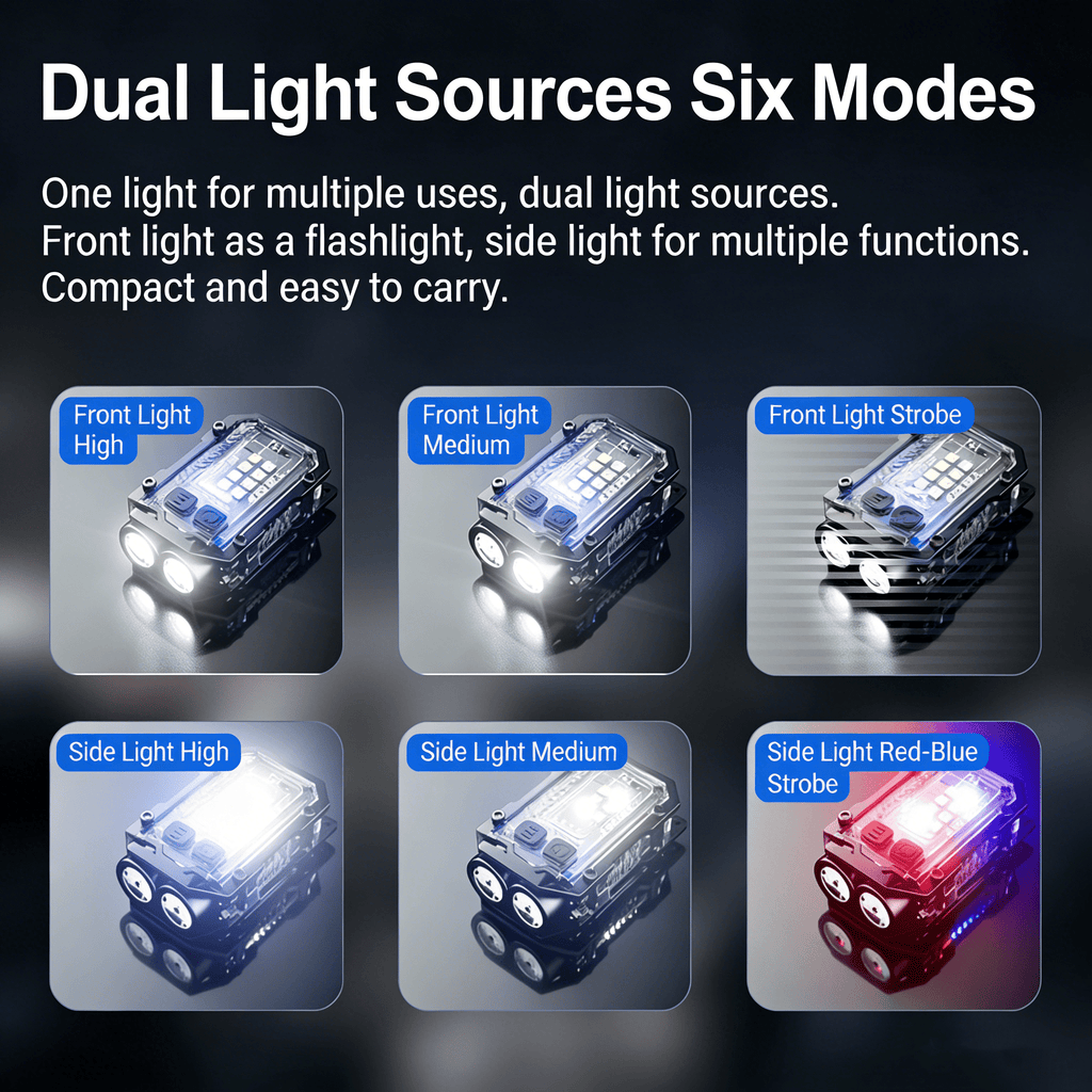 Y20 PRO EDC Portable Keychain Flashlight - ELVVV